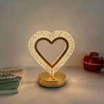 Heart-Shaped LED Table Lamp